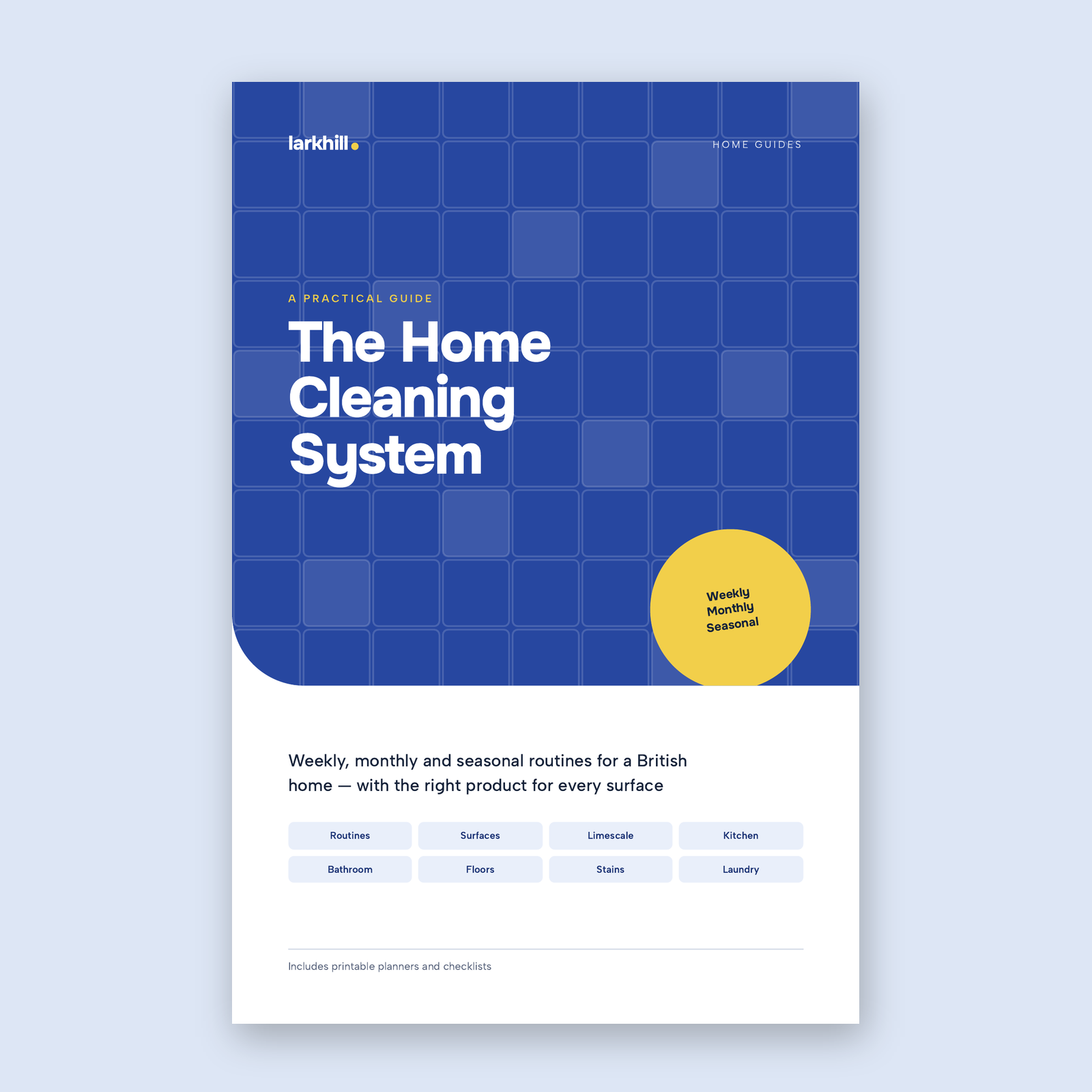 The Home Cleaning System — pages from the guide — photo 1 of 5